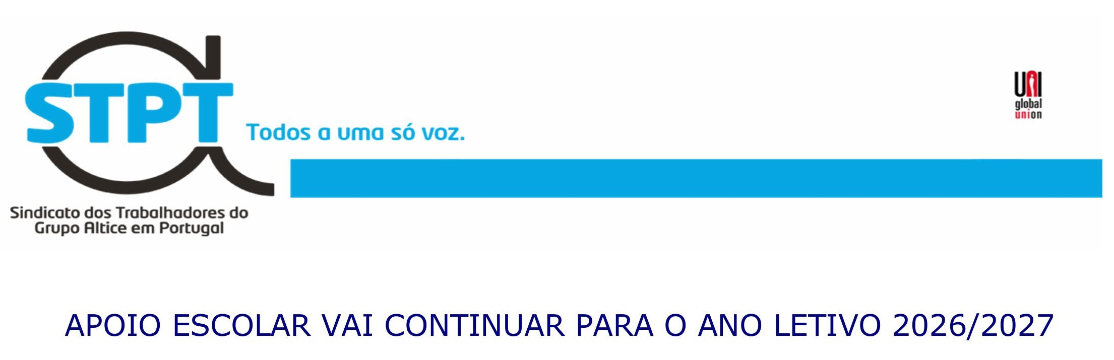 APOIO ESCOLAR VAI CONTINUAR PARA O ANO LETIVO 2026/2027